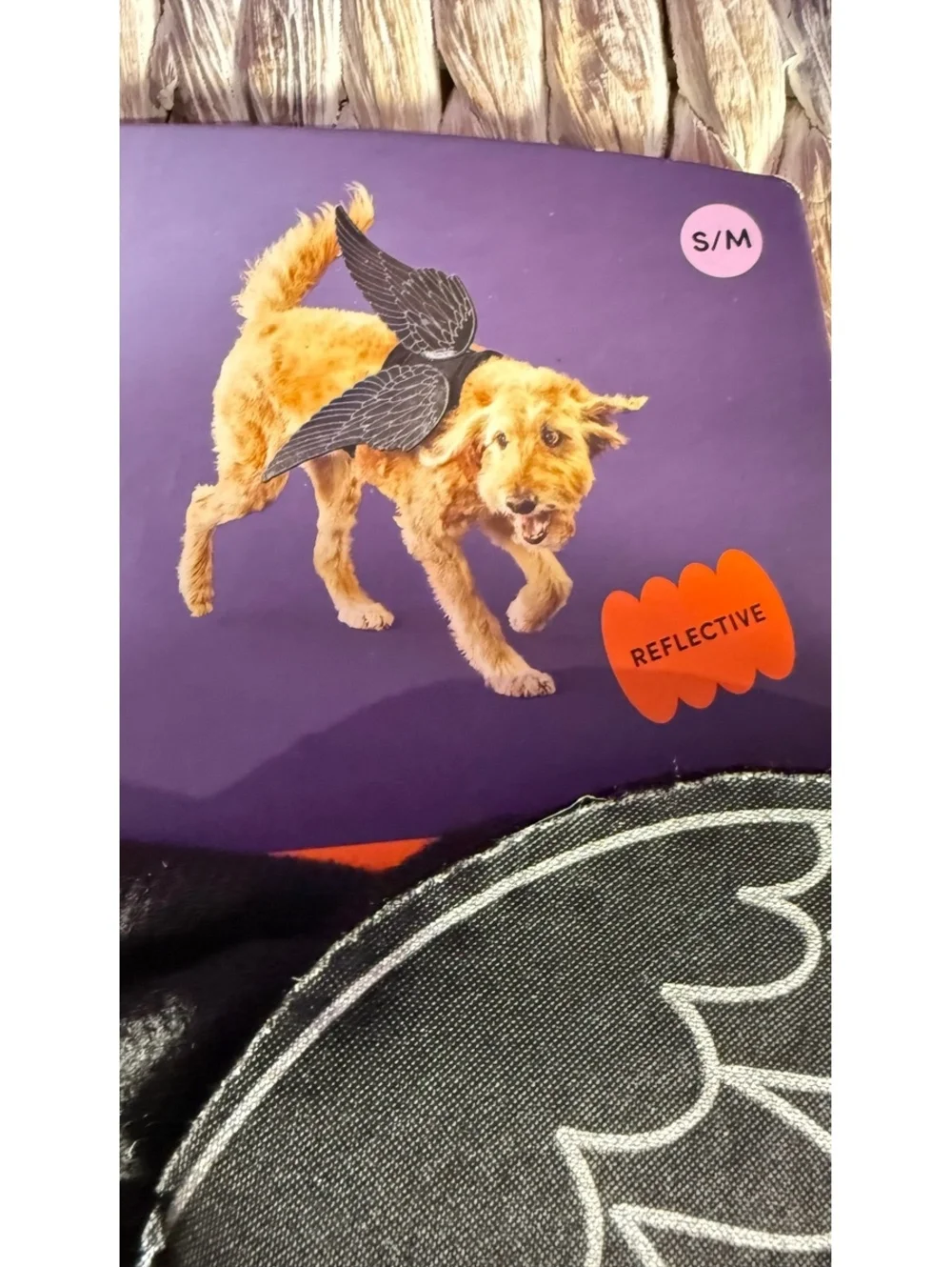 Roots & Barkley Reflective Pet Costume Wings Small/Medium for Dogs up to 40 lbs